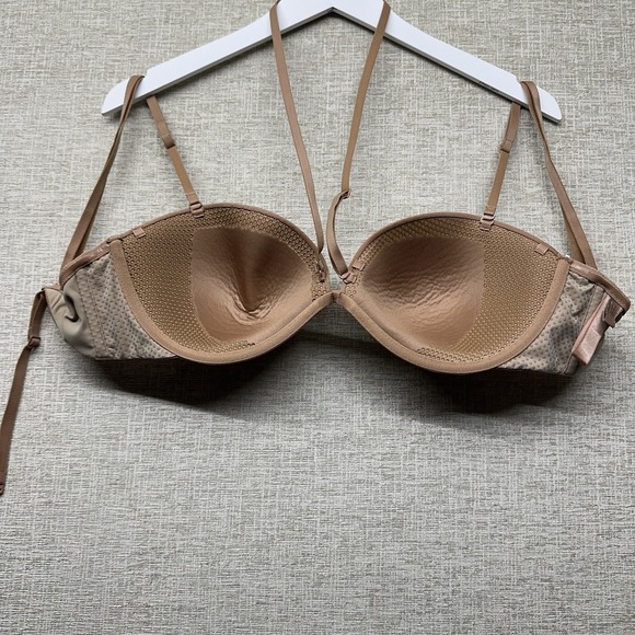 Skims Multi Way Bra Women 36DD Beige Underwire Convertible Padded Lined - Picture 12 of 15